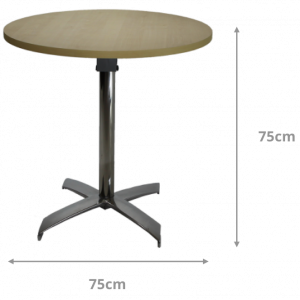 Round Foldable Table Dimensions