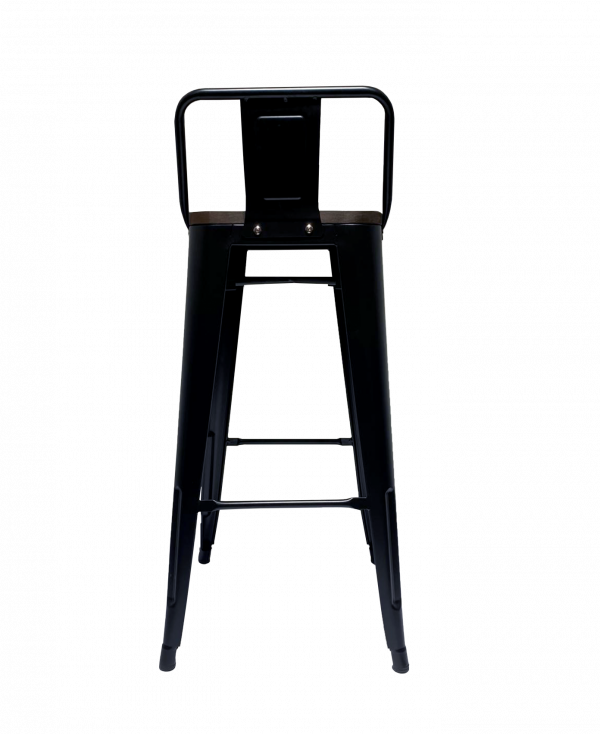 Bar Stool with Backrest Back view