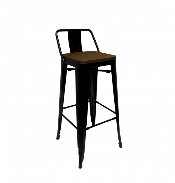 Bar Stool with Backrest